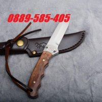 УНИКАТ  испански колекционерски Нож Browning с Калъф естествена кожа, снимка 3 - Ножове - 32552985