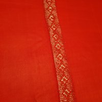 Продавам вълнена тъмно червена покривка за легло с ръчно плетена дантела  , снимка 7 - Покривки за легло - 35041732