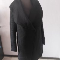 черно вълнено палто на НМ - 29,00лв., снимка 4 - Палта, манта - 38387063