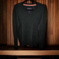 Superdry мъжки пуловер, М размер, памук и кашмир, снимка 1 - Пуловери - 43184267