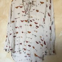 Дамска ефирна блуза/риза Zara women , снимка 2 - Ризи - 26849659