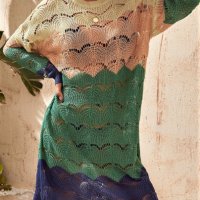 Дамски блузон, Дълъг пуловер, Многоцветен блузон, снимка 3 - Корсети, бюстиета, топове - 43316491