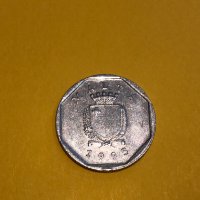 5 цента Малта 1995, снимка 2 - Нумизматика и бонистика - 28416868