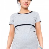 Блуза за бременни и кърмещи - модел 08560, снимка 1 - Дрехи за бременни - 43472433