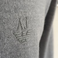 Armani Jeans AJ Wool Mens Size М ОРИГИНАЛ! Мъжки тънък Вълнен Пуловер!, снимка 8 - Пуловери - 39056072