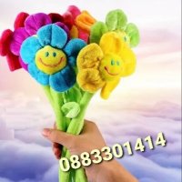 Плюшено цвете Плюшен букет цветя, снимка 3 - Плюшени играчки - 39799667
