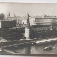 Картичка Кремъл Москва 1953, снимка 1 - Филателия - 44011143