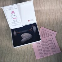 Луксозен подарък - комплект ролер и ГУА ША розов кварц. 8 март, снимка 1 - Други - 33284007