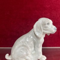 Порцеланова фигура на кученце, снимка 3 - Статуетки - 44079718