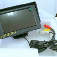  -4,3'' - Tft Lcd Цветен за АВТОМОБИЛ или ОХРАНА, снимка 5 - Аксесоари и консумативи - 28216952