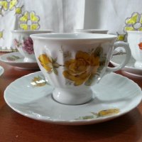 Порцелан Бавария чаши за кафе чай , снимка 4 - Антикварни и старинни предмети - 40622081