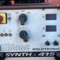 Телоподаващо Weldtronic Synth 415, снимка 7 - Други машини и части - 43534808