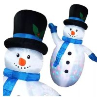 надуваем снежен човек, снимка 1 - Декорация за дома - 43556136