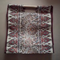 Нова персийска плетена канапена чанта с дървени дръжки плажна чанта голяма ежедневна чанта, снимка 2 - Чанти - 32986716