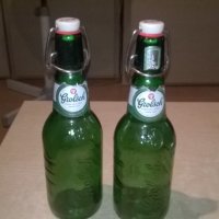 grolsch-2бр празни шишета с интересни капачки, снимка 1 - Колекции - 26646487
