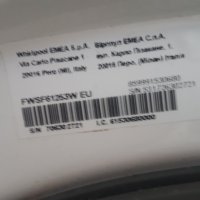 Продавам преден панел с платка за пералня Whirlpool - FWSF61253W, снимка 4 - Перални - 38585393