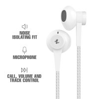 Шумоизолиращи Слушалки LUDOS Nexus,микрофон/мощен бас/кристален звук/1,3 м плетен кабел/3.5мм жак, снимка 2 - Слушалки и портативни колонки - 43375948