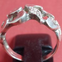 Сребърен пръстен, снимка 1 - Пръстени - 43678845