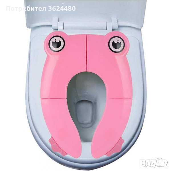 Сгъваем адаптер за тоалетна чиния Жабче, снимка 1
