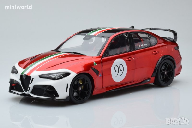 ALFA ROMEO Giulia GTA-M n.99 MUGELLO 1969 - мащаб 1:18 на SOLIDO моделът е нов в кутия, снимка 1