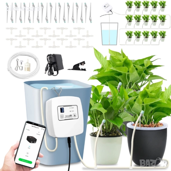 WIFI автоматична система за капково напояване на закрито НОВО, снимка 1