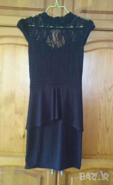 Мини черна рокля, снимка 1