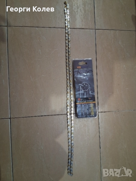продавам титаниева златна верига за 10speed, снимка 1