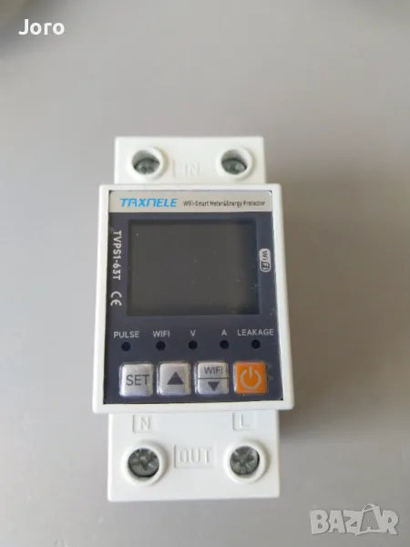 Реле за контрол на напрежение и ток, монофазно TVPS1-63P TUYA WIFI , снимка 1