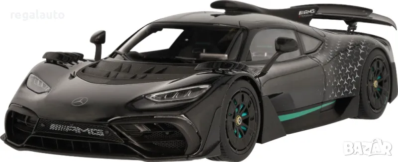 B66961042,умален модел die-cast Mercedes-AMG ONE,AMG hyper black C298 1:18, снимка 1