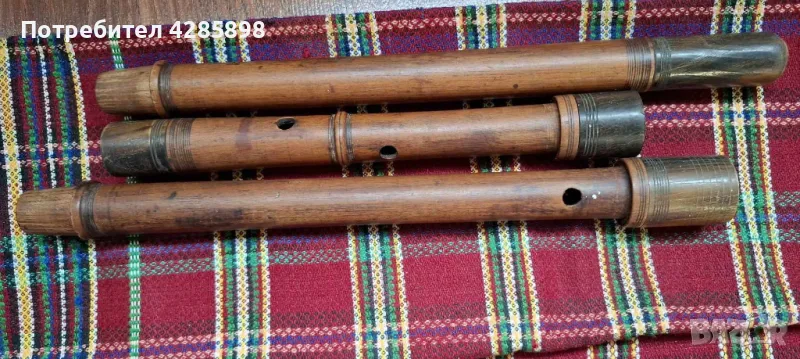 Български триставен кавал., снимка 1