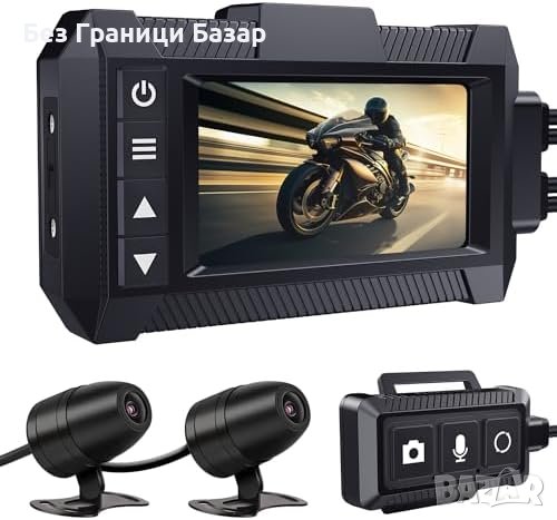 Нова 1080P Мотоциклетна Камера с GPS и WiFi, HDR, EIS, Водоустойчива, снимка 1