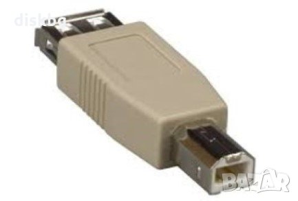 Нов преход USB B M to USB A F, снимка 1