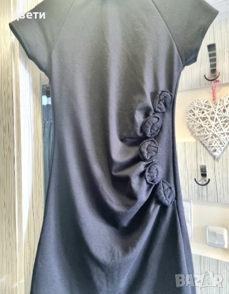 Дамска официална черна рокля, снимка 1