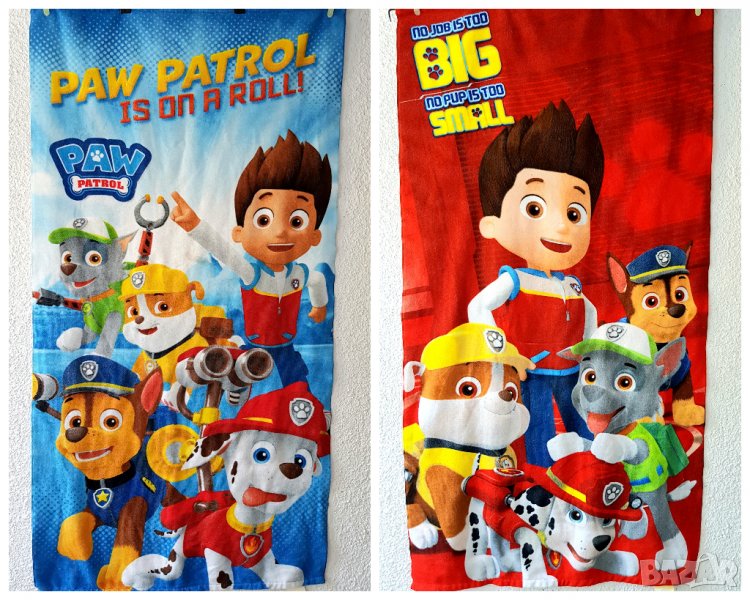 Детска хавлия за плаж Paw Patrol, снимка 1