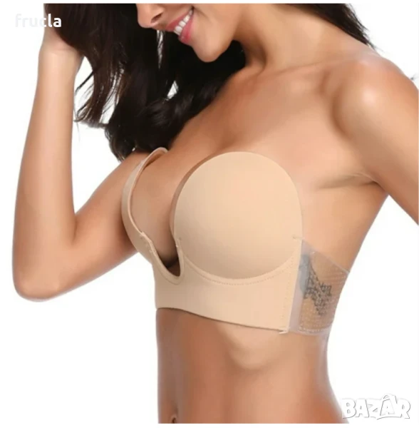 Самозалепващ Сутиен за Дълбоко Деколте - U plunge, снимка 1