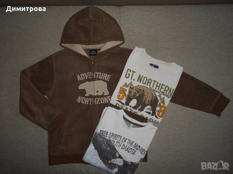 Топъл суичер с блузки, сет, снимка 1