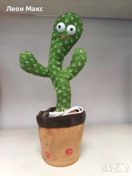 Танцуващ кактус движи се пее и повтаря, музикална играчка, снимка 1