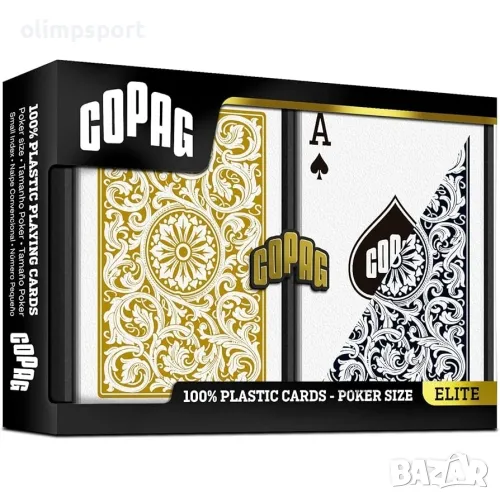 Карти за игра COPAG BRIDGE DOUBLE RED BLUE 100% PLASTIC нови  , снимка 1