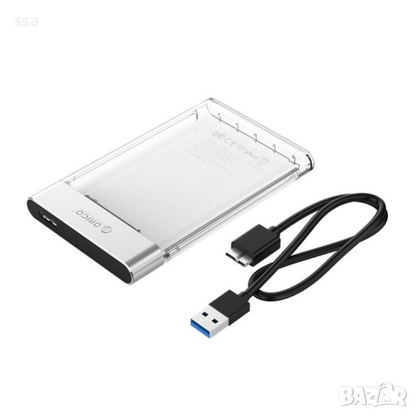 Orico външна кутия за диск Storage - Case - 2.5 inch USB3.0, UASP, black - 2129U3-CR, снимка 1