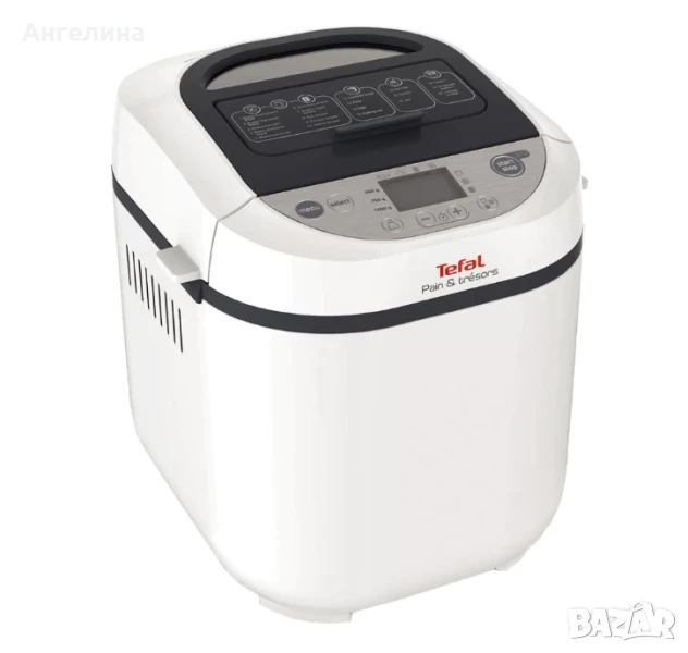 Хлебопекарна, Tefal PF250135, Pain & Tresors 1KG BLC/GRI, 20 automatic programs, 610-700 W, white, снимка 1