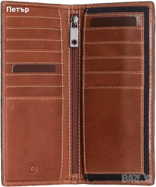 Jekyll and Hide Texas с RFID защита голям вертикален портфейл, снимка 1