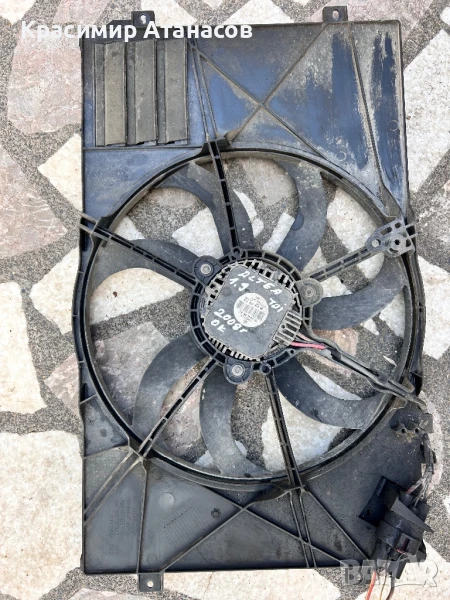 1K0959455EF. Перка охлаждане за Сеат Алтеа XL. 1K0121205AA, снимка 1