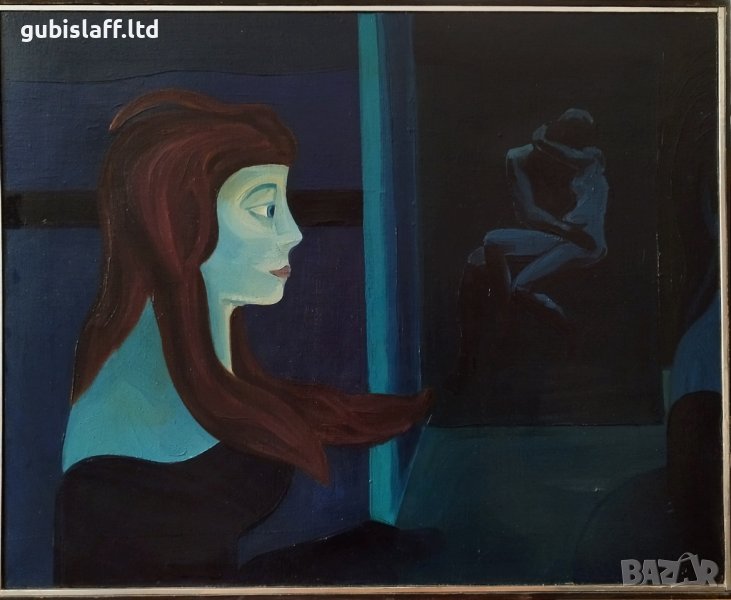 Картина "Преминаване", худ. Роджър Краев (1945-2022), снимка 1