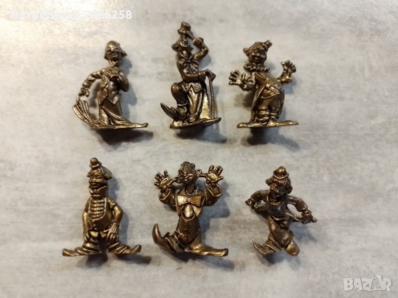 Метални фигурки - Клоуни 35 мм от Киндер яйца, снимка 1