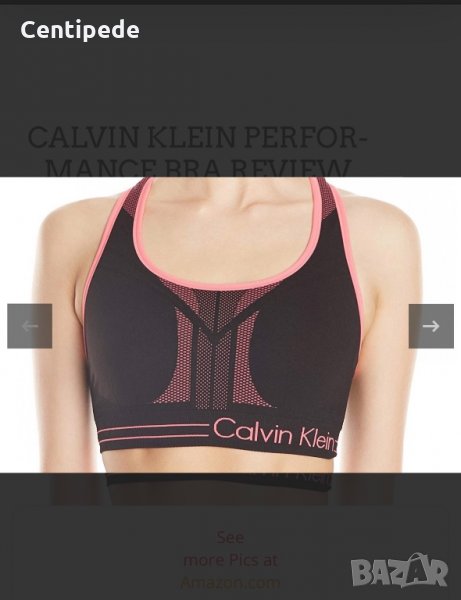 Calvin Klein performance sports bra, снимка 1