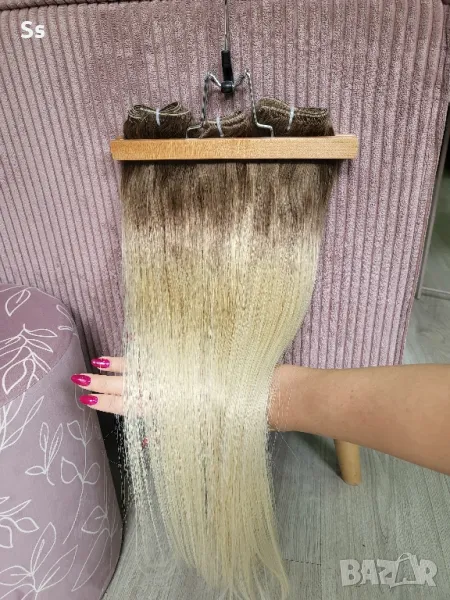 нова естествена коса на треса /рус балеаж /, снимка 1