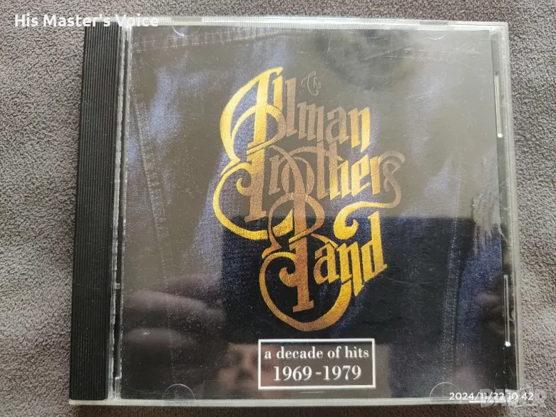 ALLMAN BROTHERS BAND - A DECADE OF HITS 1969- 1979 CD, снимка 1