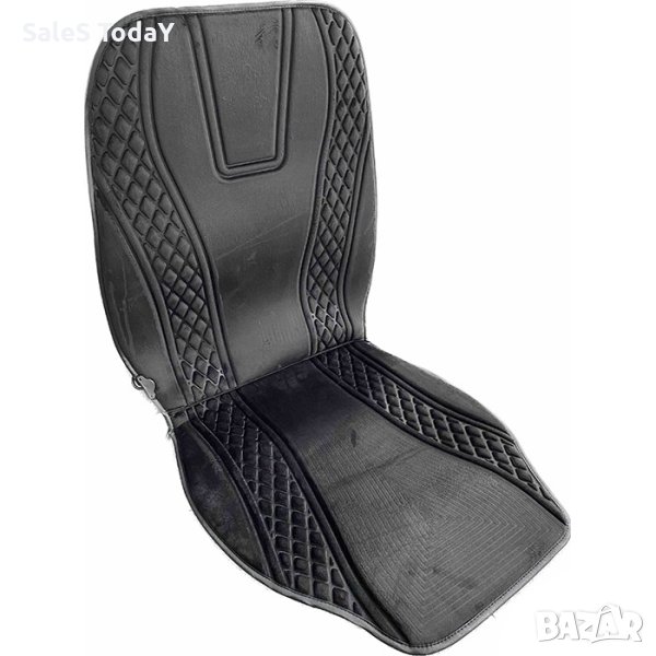 Подложка за седалка с нагряваща функция, Черна, Подложка за кола, за седалка с нагряваща функция, снимка 1