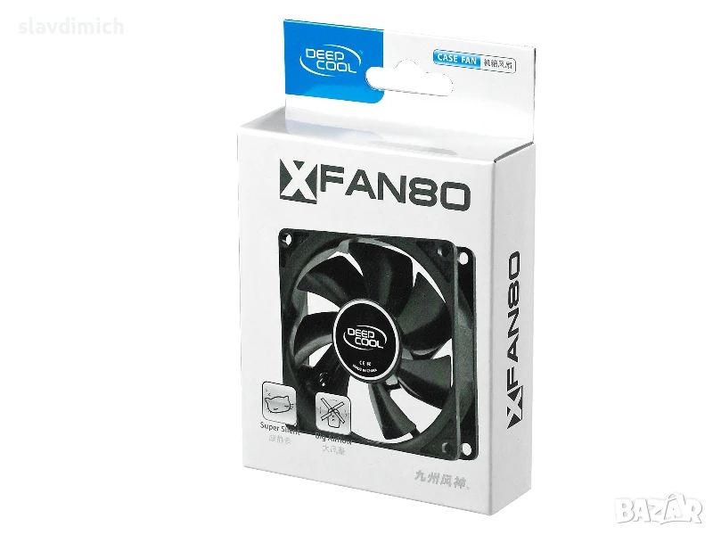 НОВ DeepCool вентилатор за компютър XFAN 80 Case Fan, снимка 1