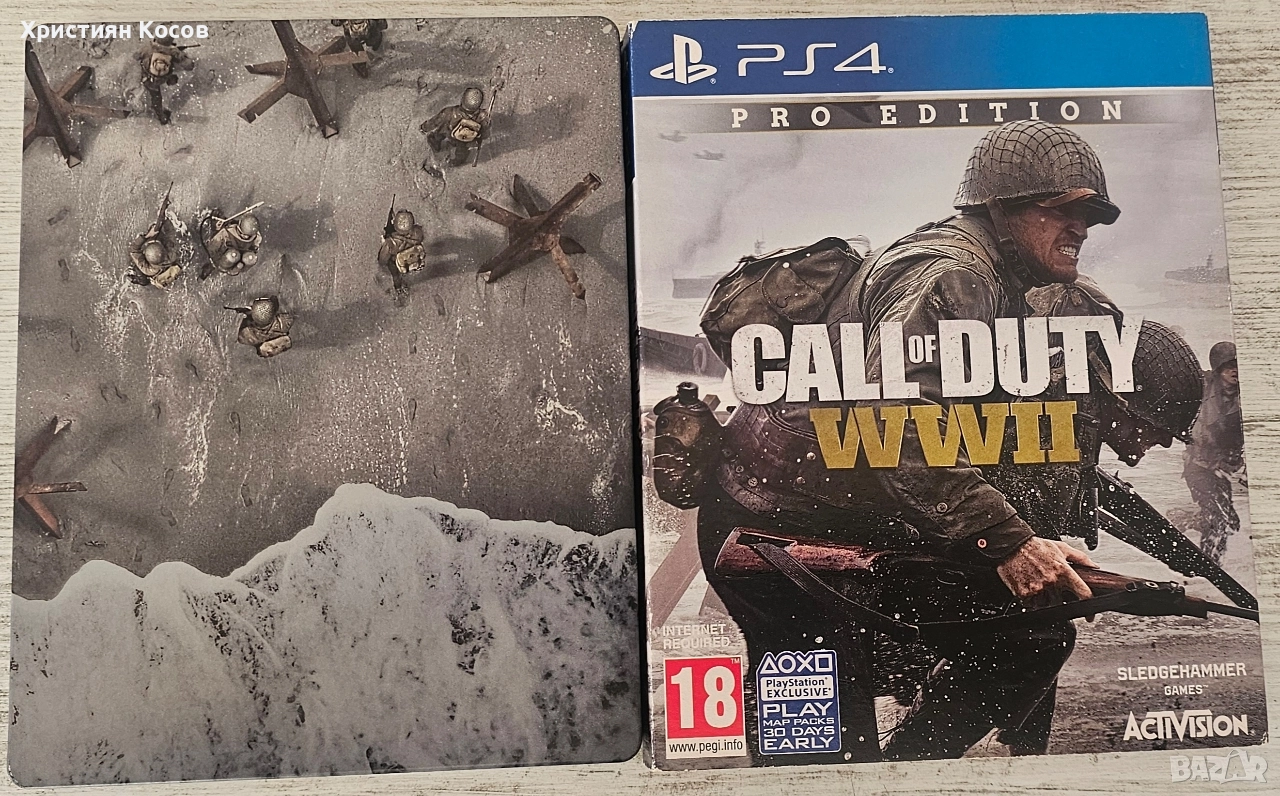 Call Of Duty WW2 Pro Edition Steelbook, снимка 1